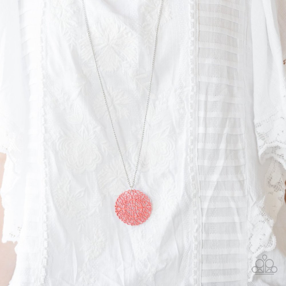 Midsummer Musical Orange Necklace Set